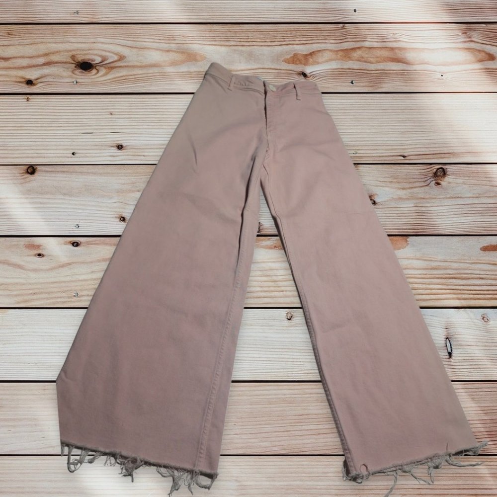 Zara  The Marine Straight Leg Pink Jeans Size 4